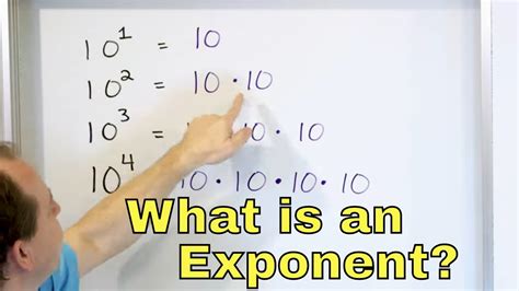 What Is An Exponent And Powers Of 10 5 Youtube