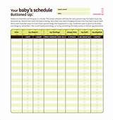 Pictures of Schedule Chart Template