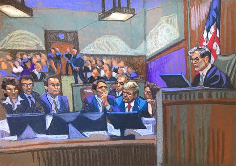 Judge reads Trump his rights during trial