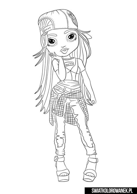 Https://tommynaija.com/coloring Page/rainbow High Coloring Pages Skyler