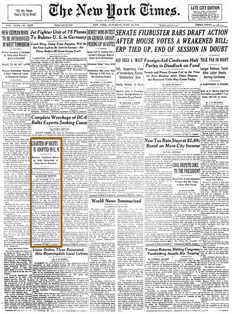 On This Day June 18 The New York Times