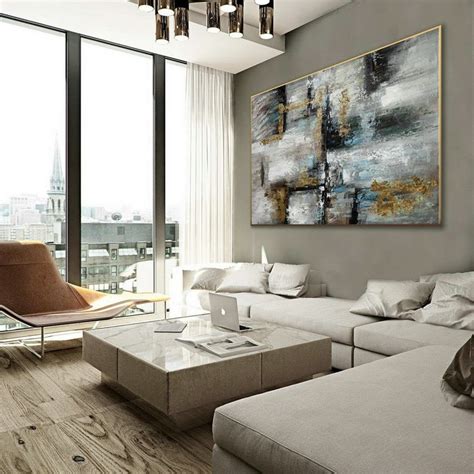 Texture Abstract Oversize Modern Contemporary Canvas Wall