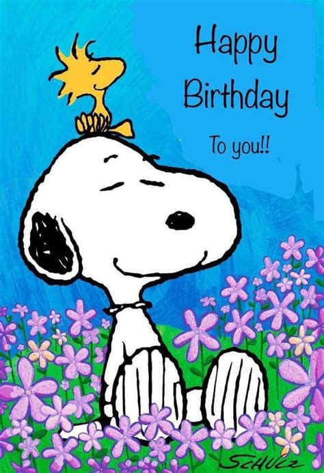Happy Birthday To You Happy Birthday Snoopy Images Free Happy