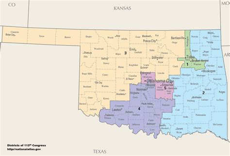Oklahomas Congressional Districts Wikiwand