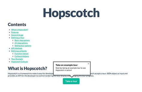 Hopscotch Tour Across Pages Freebiesbug Hopscotch Tours Coding