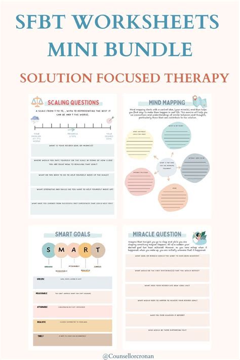 Solution Focused Brief Therapy Worksheets