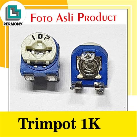 Jual Trimpot 1k 102 Rm065 Trimmer Variable Resistor Potensio Shopee