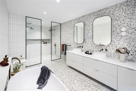 Terrazzo Tiles Stealing The Show Of This Bathroom Completehome