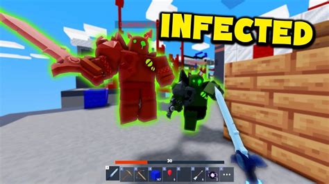 So I Tried The Infection Mode In Roblox Bedwars Am Noob Youtube
