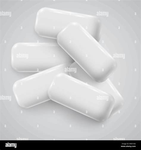 Realistic Chewing Gum Vector Stock Vector Image And Art Alamy