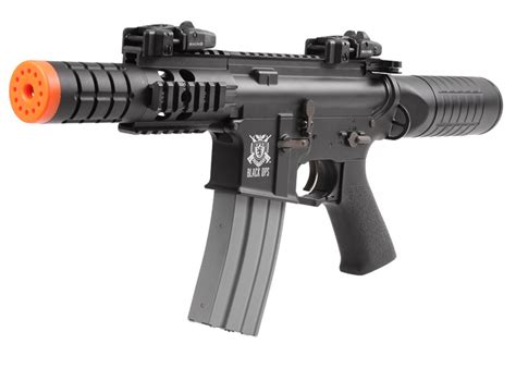 Black Ops M4 Cobra Assault Aeg Metal Airsoft Rifle Pyramyd Air