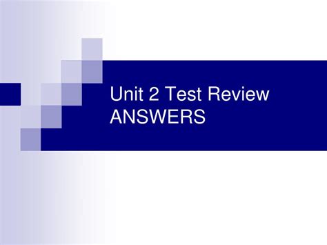Ppt Unit 3 Test Review Powerpoint Presentation Free Download Id