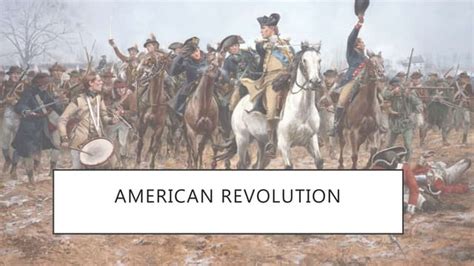 American Revolution Battles And Events Ppt