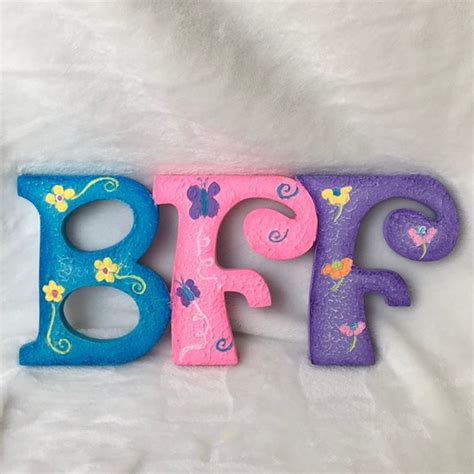 Other Hand Painted Bff Sign Poshmark