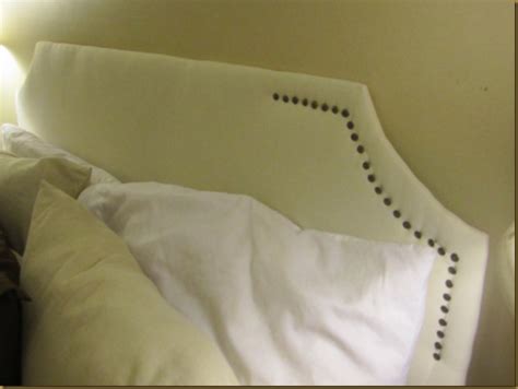 Oval end of bed bench: Made by Carli: Upholstered Headboard on a Budget