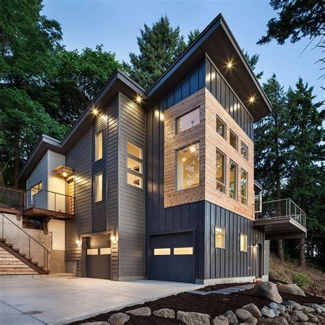 Modern application of large format hardie panels modern. Metal Siding Options, Costs and Pros & Cons: Steel Siding ...