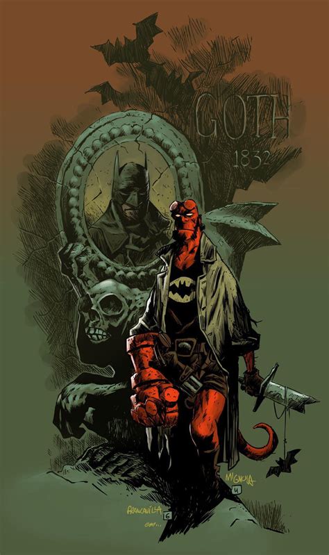Hellboy And Batman Gotham By Gaslight By Mike Mignola And Francesco