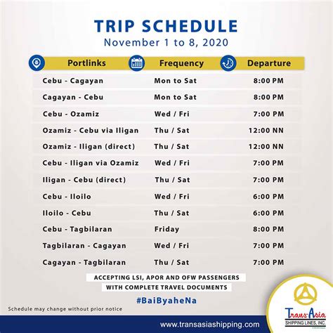 Ny waterway ferry fares, routes and schedules. 2020 Ozamis to Iligan: Trans-Asia Schedule & Fare Rates