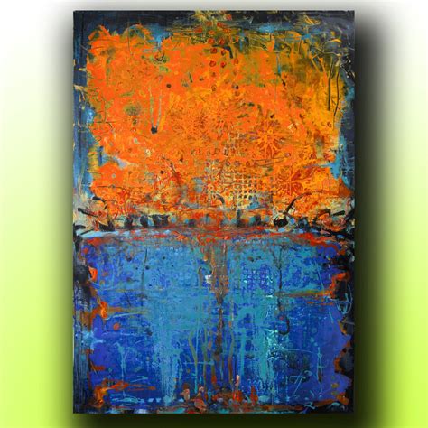 Artpainting Abstract Acrylic Painting On Canvas With