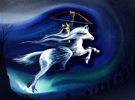 Roman Catholic Eschatology White Horse And Rider Painting By Peter Olsen