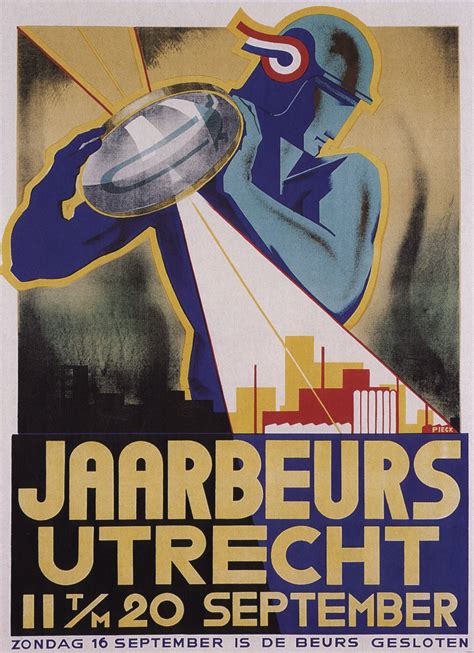 Art Deco Poster By Jaarbeeurs Utrechts 1920 Art Deco Posters Art