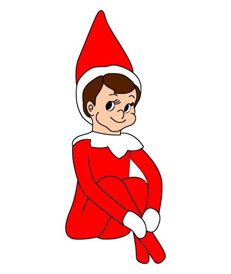 Elf On The Shelf Clipart No Background Elf On The She
