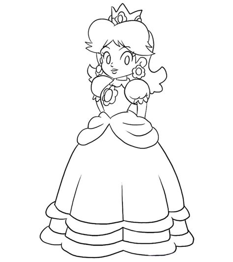 Find more coloring pages online for kids and adults of princess daisy coloring pages to print. 25 Best 'Princess Peach' Coloring Pages For Your Little Girl