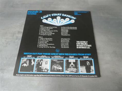 Live Stiffs Live Nick Lowe Elvis Costello Ian Dury Vinyl Album Lp Punk