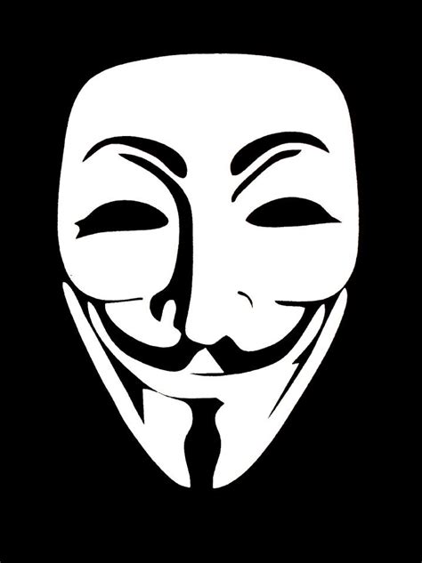 Mask V For Vendetta Human Free Stock Illustrations Creazilla