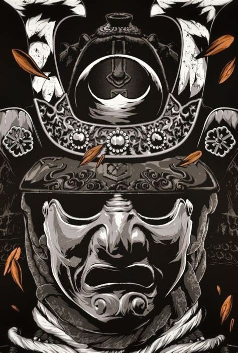 Samurai Japanese Mask Japanese Warrior Japanese Tattoo Art Samurai