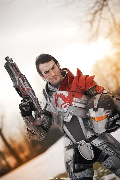 Commander Shepard Blood Dragon Armour Mass Effect By