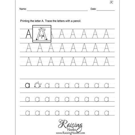 Who are these alphabet worksheets for? Tracing Each Letter A-Z Worksheets - Raising Hooks