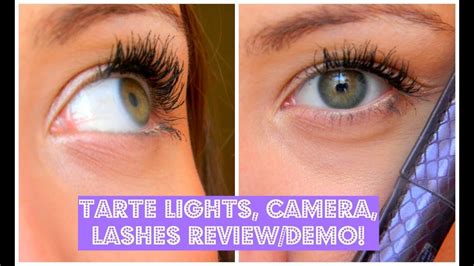 Demoreview ♡ Tarte Lights Camera Lashes Mascara Youtube