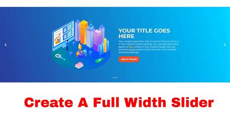 Divi Slider How To Create A Full Width Slider With Divi Slider Module