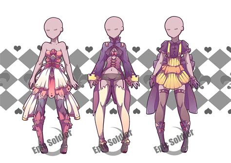 Costume Adoptables 12closed By Epic Soldier On Deviantart Character