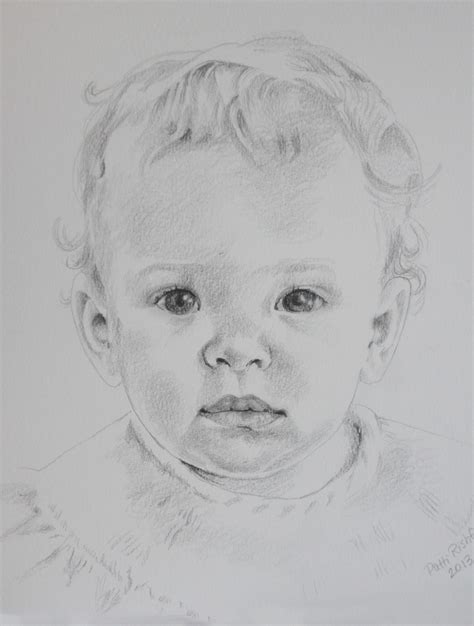25 Pencil Sketch Baby Images
