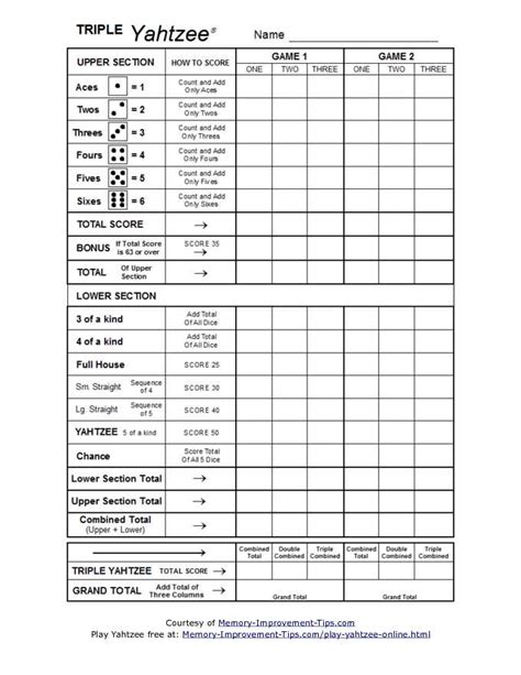 Printable Hand And Foot Card Game Score Sheet Printable Templates