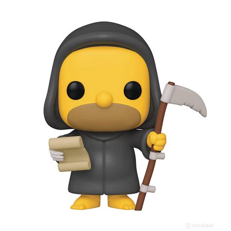 Grim Reaper Homer Pop Toy Figure By Funko Mindzai Toy Shop