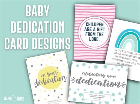 Baby Dedication Card Designs Deeper Kidmin