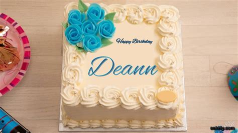 🎂 Happy Birthday Deann Cakes 🍰 Instant Free Download