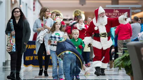 Santa Arrives At Eastview Mall