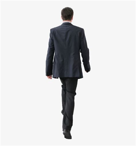 Cutout Man Walking Back People Cutout Cut Out People Man In Suit