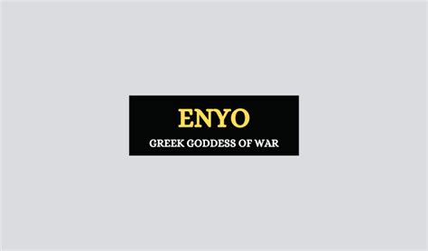 Enyo The Goddess Of War Symbol Sage