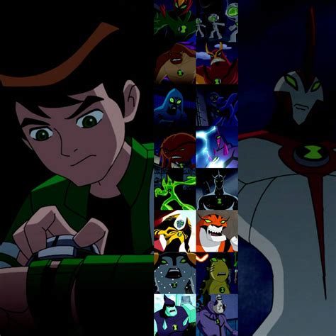 Ben 10 Alien Force Transformations By Dckakarott On Deviantart