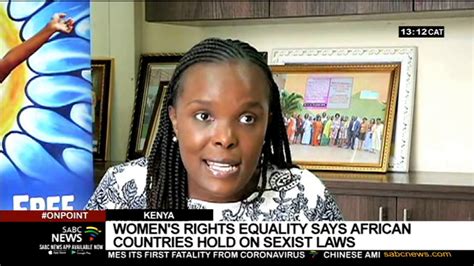 Womens Rights Equality Now Says African Countries Hold Onto Sexist Laws Youtube