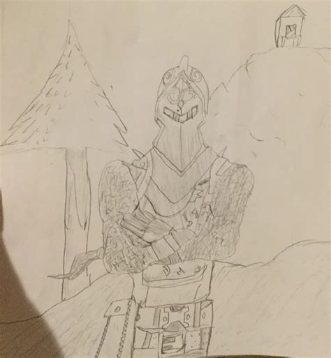 Black Knight Sketch I Drew Not Very Good With Many Mess Ups But Im