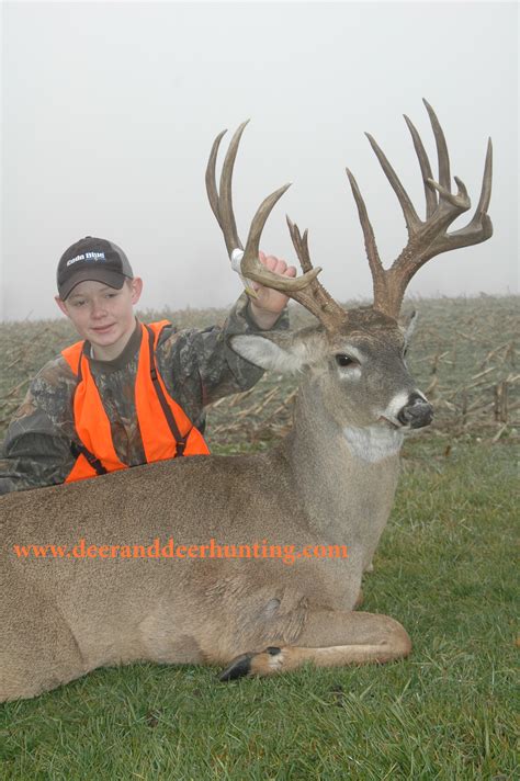 Boy Shoots Giant Buck In Iowa