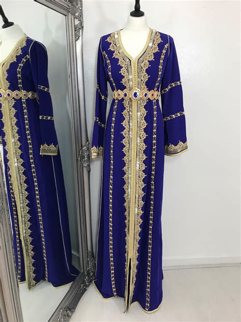 Moroccan Kaftan Caftan Dress Etsy