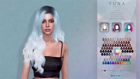 Yuna Hairstyle Coolsims