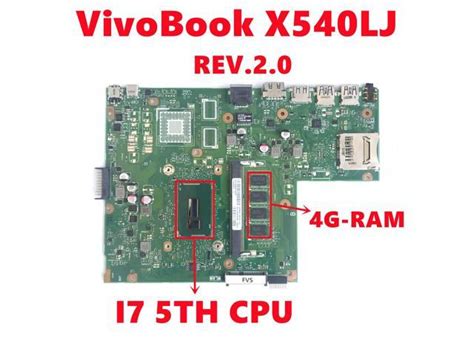 X540lj Mainboard For Asus Vivobook X540l R540l F540l A540l X540la